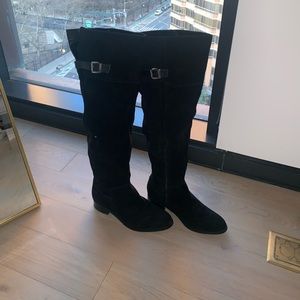 Asos Suede Over The Knee Boots